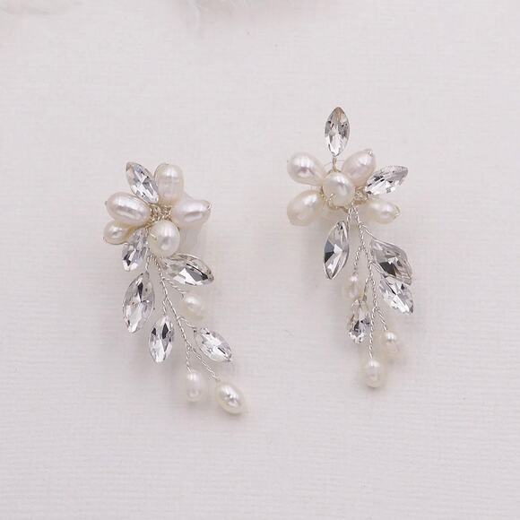 NEW | MacRae & Co. | Freshwater Pearl Wedding Earrings - Picture 5 of 5